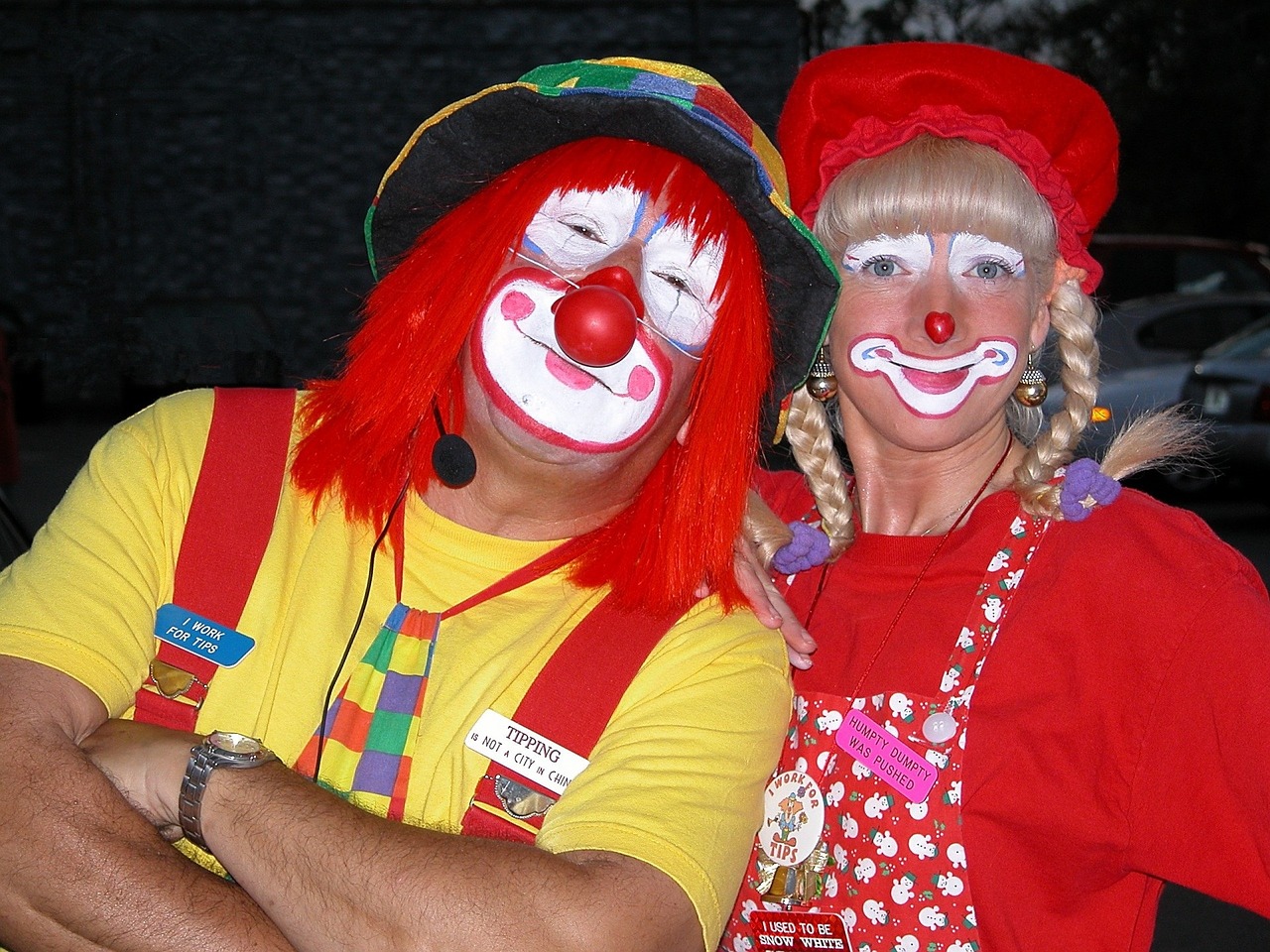 colorful clowns